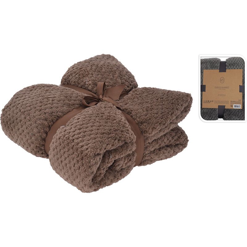 Fleece Deken - 130X170 - Taupe